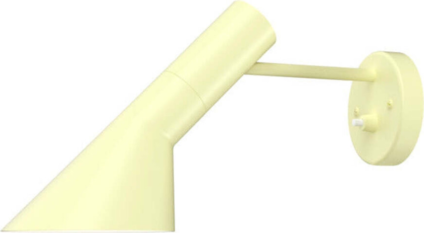 AJ Vegglampe U/ledning med bryter - Gul