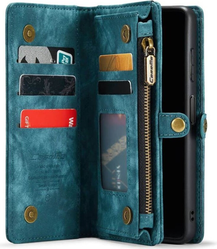 CaseMe mobildeksel 008 8-kort Samsung Galaxy A56 5G - Blå
