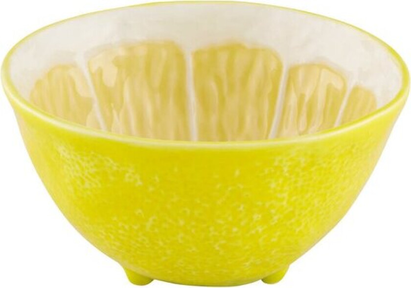 Citron skål 15 cm sitron gul