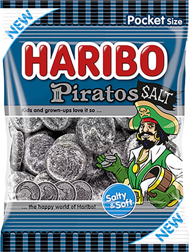 Haribo Piratos Salt - 70 gram