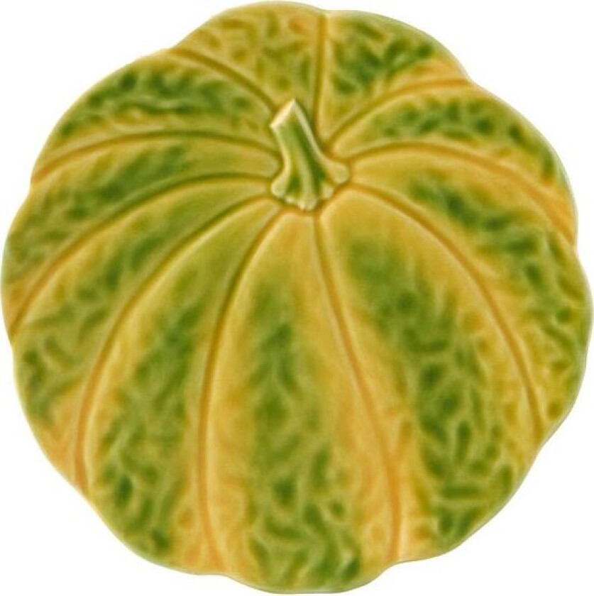 Pumpkin asjett 22 cm gresskar oransje/grønn