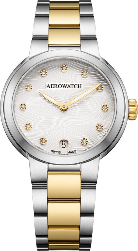 Harmonie Lady Quartz A 42107 BI03 M - Kvarts - Sølv - Dameklokker - Rustfritt stål - ledd m/pin - Safir