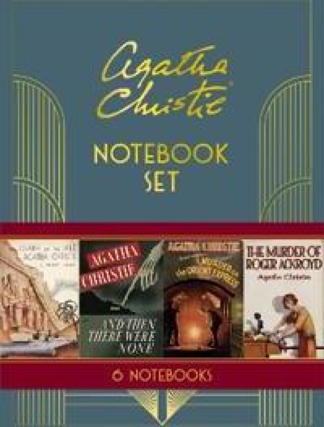Agatha Christie Notebook Set