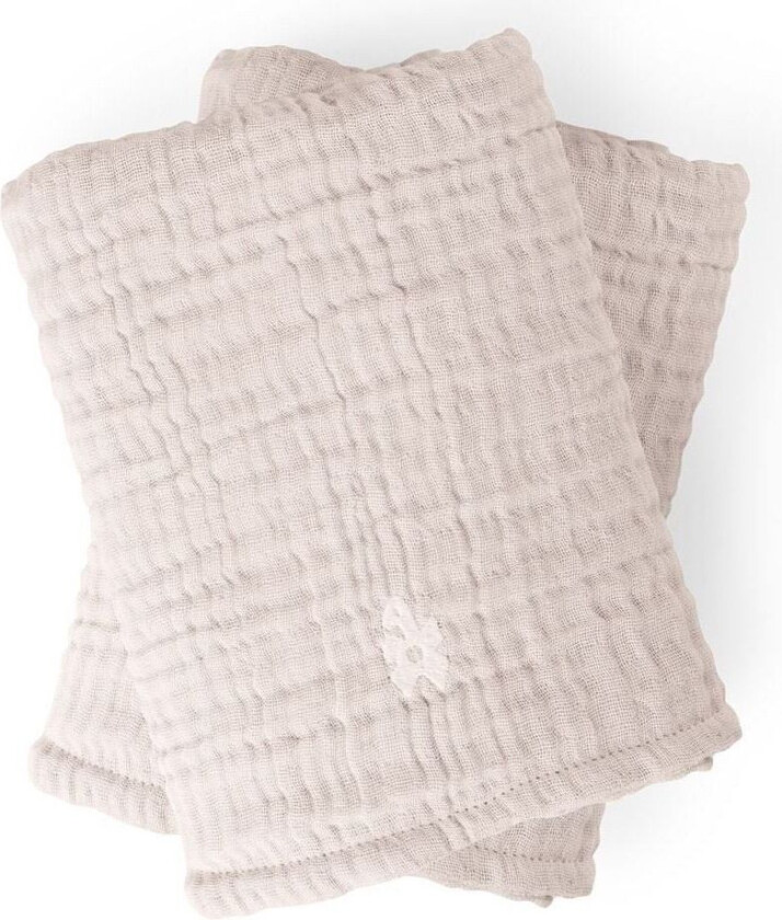 Topper til Stellepute, 2 stk Stelleunderlag i Rose muslin