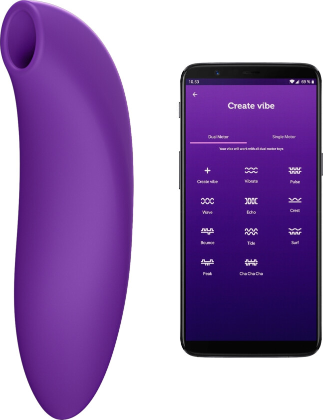 We Vibe Melt 2 Appstyrt Sugevibrator - Lilla