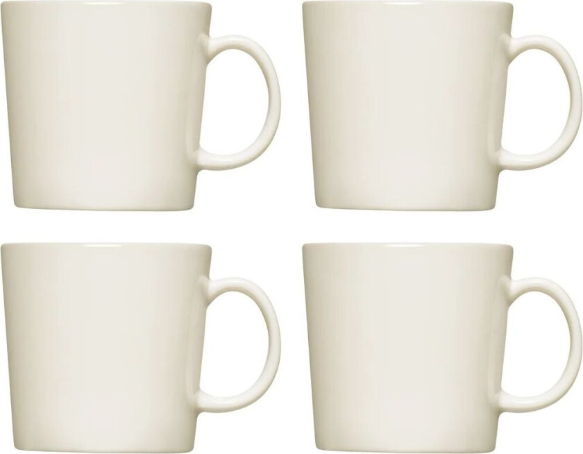 iittala Teema kopp 30 cl 4-pakning Hvit