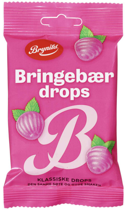 Bringebærdrops 60g