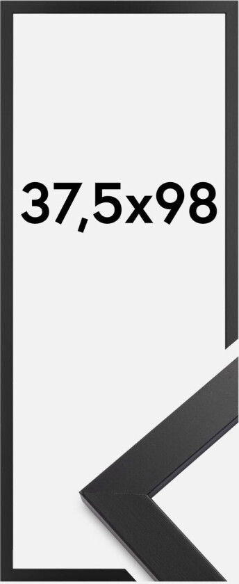 Ramme Black Wood Akrylglass 37,5x98 Cm