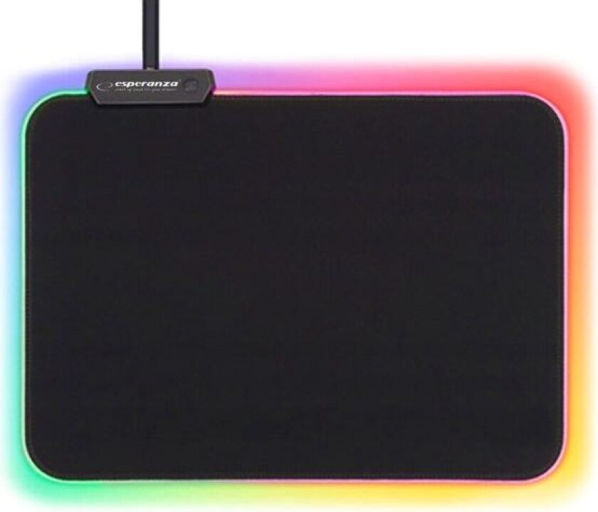 TG Esperanza - Musmatte, Gaming - RGB-belysning - 35 x 25 cm Svart