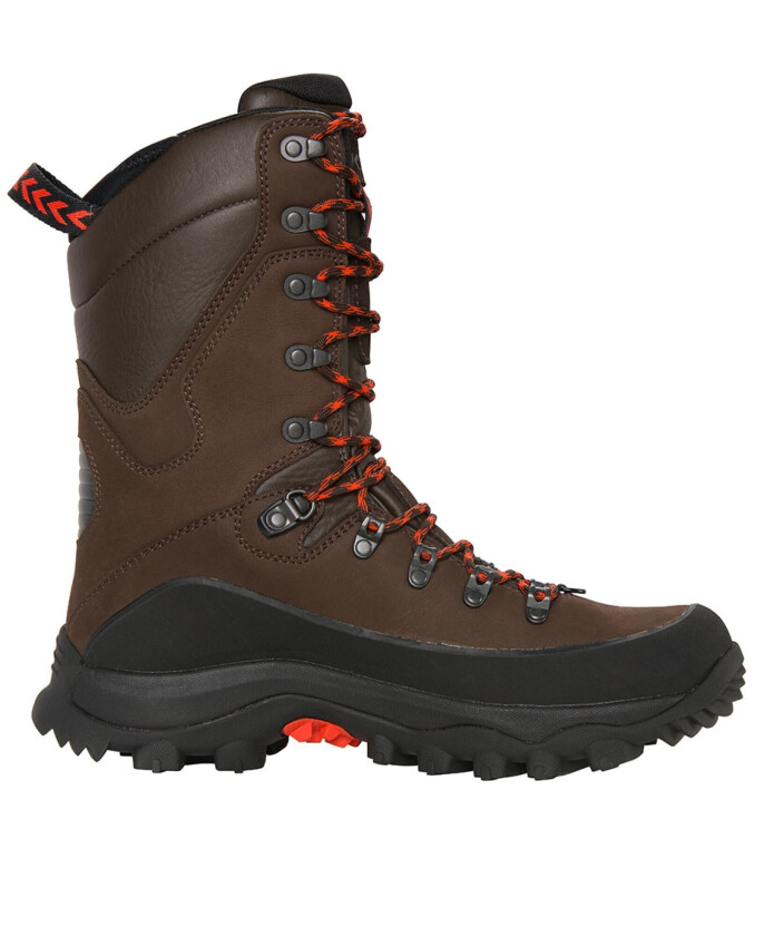 Villrein De Lux Tall Gore-Tex, jaktstøvel herre Dark Brown/red