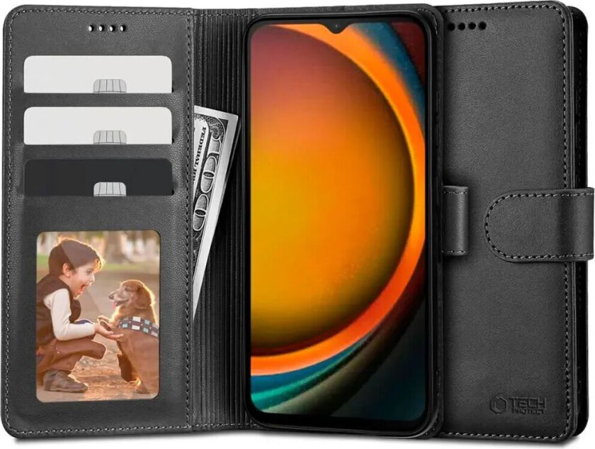 Tech-Protect Samsung Galaxy Xcover 7 Tech-Protect Flip Deksel med Lommebok - Svart