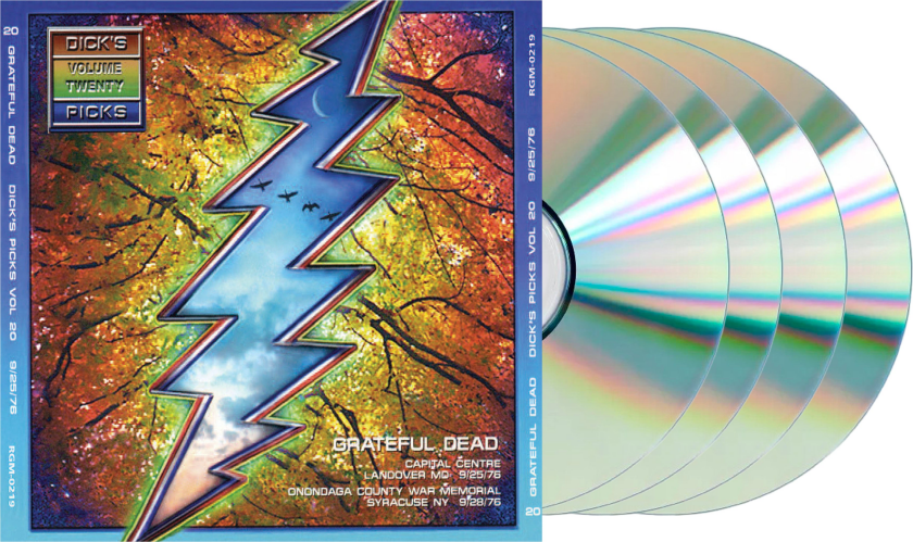 Grateful Dead Dick's Picks Vol. 20 Capital Centre, Landover, Md 9/25/76 Onondaga County War Memorial, Syracuse, Ny 9/28/76 CD