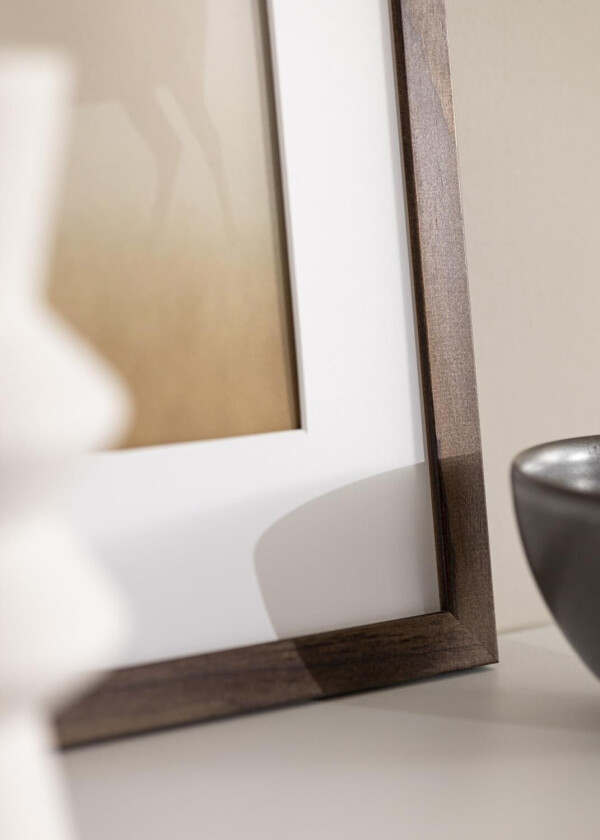 Ramme Stilren Akrylglass Valnøtt 70x70 Cm