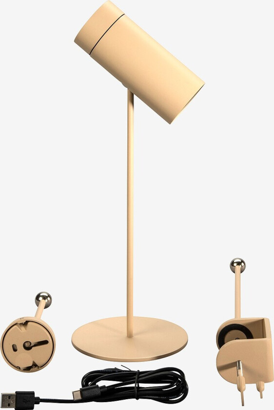 Multi bordlampe usb - Beige