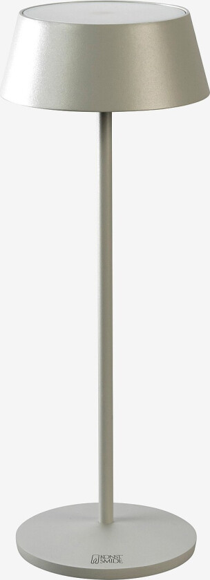 Menton bordlampe usb - Grå
