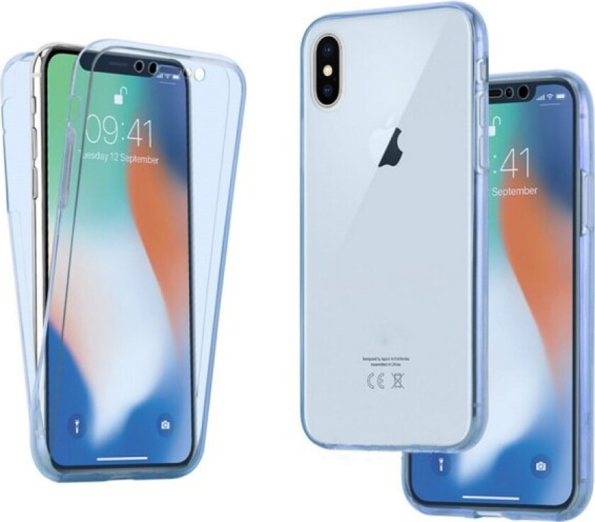 Todelt Silikondeksel med TOUCHFUNKSJON - iPhone X/XS