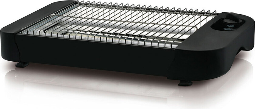 Flat Toaster (600W) Svart