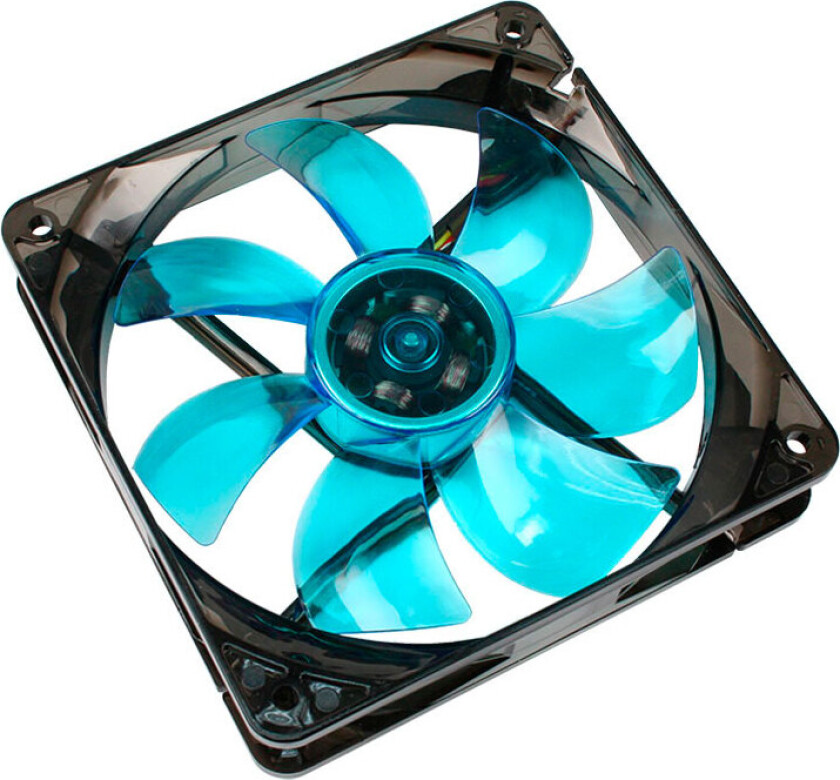 PC vifte 120x120x25mm - 1200RPM (16dB) Blå - Cooltek