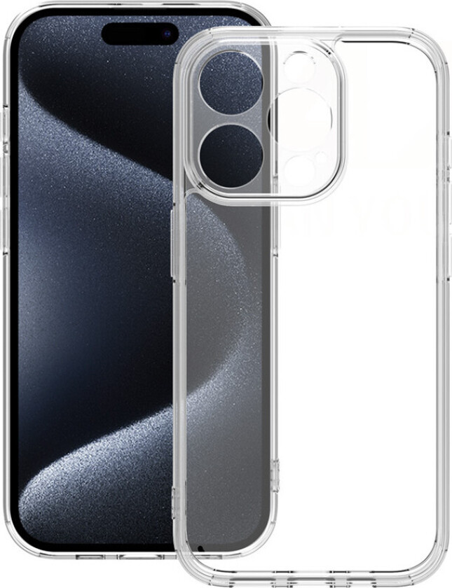 Bilde av Vmax Acrylic Anti-Drop Cover til iPhone 15 (TPU) Klar