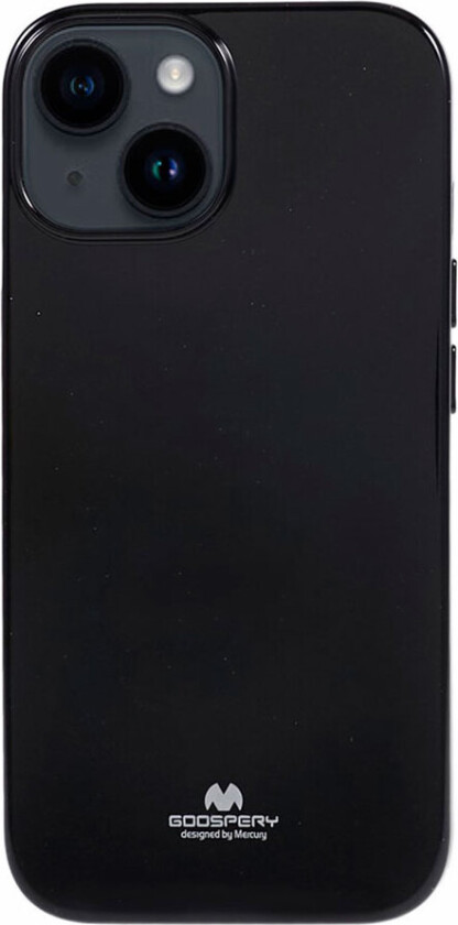 Soft Jelly Cover til iPhone 15 Pro (TPU) Sort