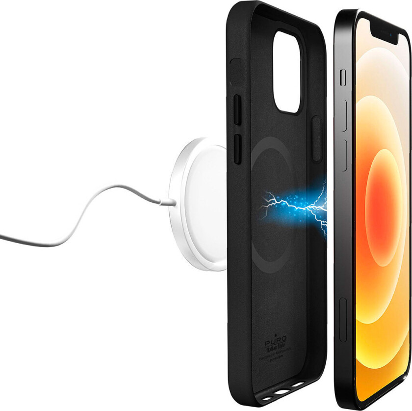 iPhone 12 Pro Max deksel (SKYMAG) Sort - Puro