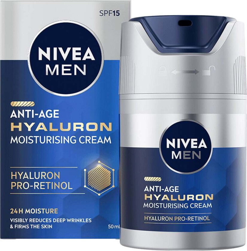 Nivea Men Anti-Age Hyaluron Face Cream SPF15 50ml