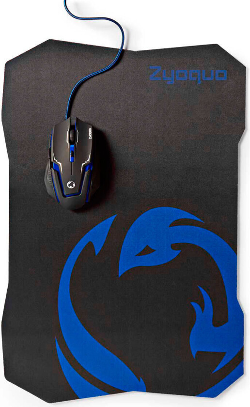 Gaming Mus med Matte - USB, 2400dpi, 7 Knapper - Sort