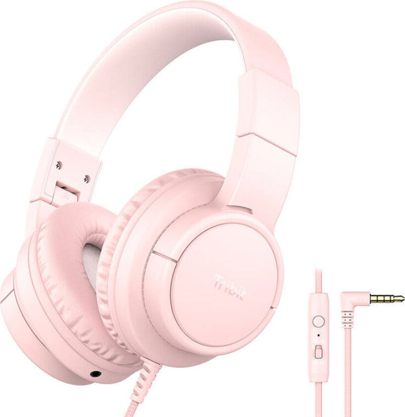 Tribit Starlet 01 Barnehodetelefoner med kabel - Rosa