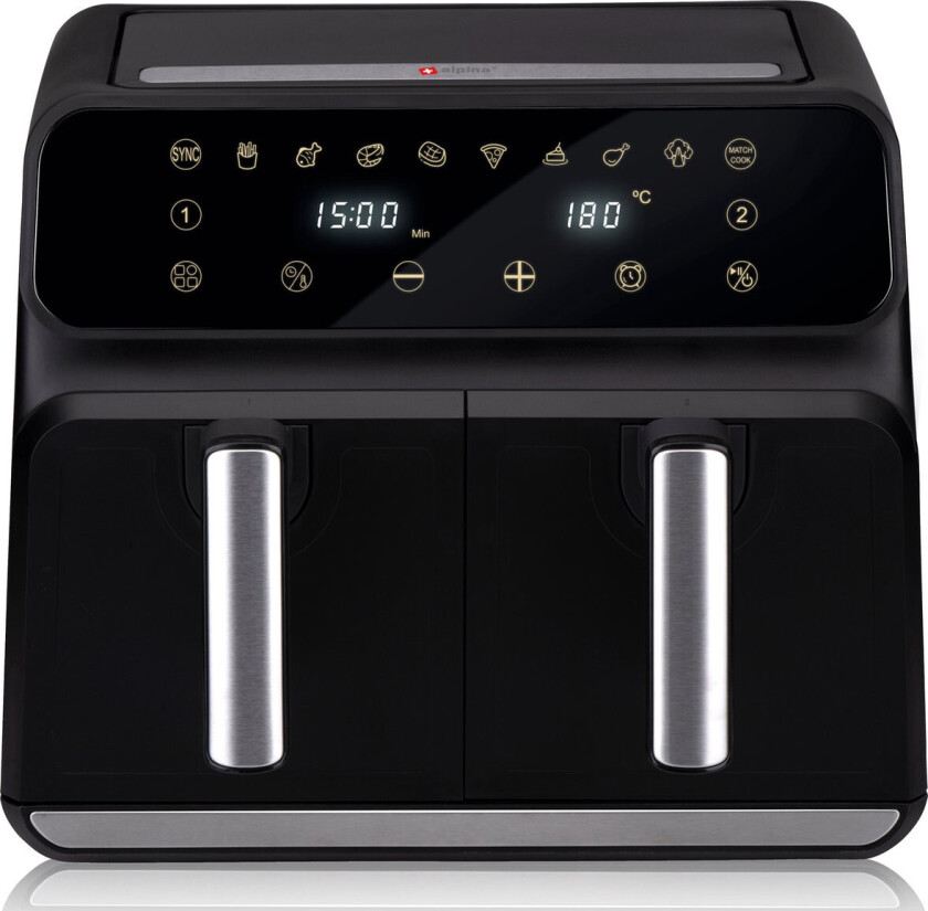 Dobbelt Airfryer 1700W (8 liter)