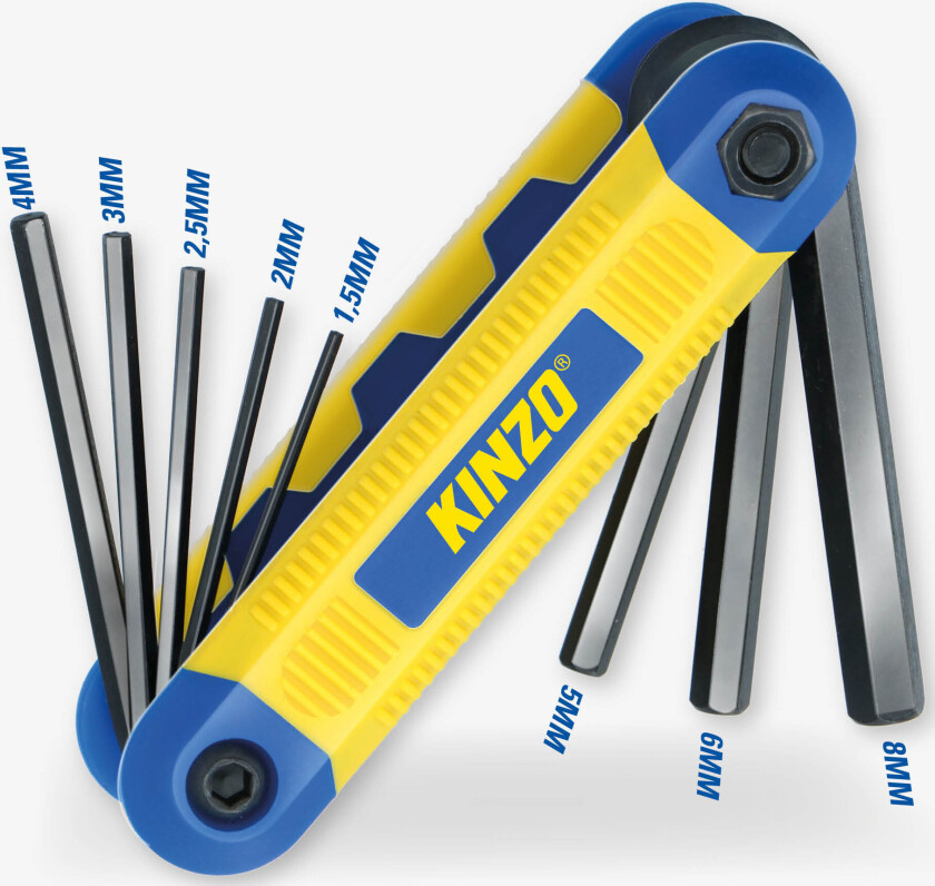 Hexagon Foldbar Verktøy (8 deler)