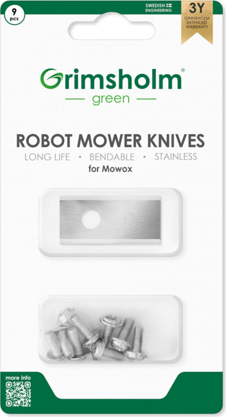 Kniver til Mowox Robotklipper - 9-pak