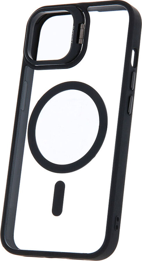 TelForceOne Extra Linse Mag Cover til iPhone 15 Pro (TPU) Sort