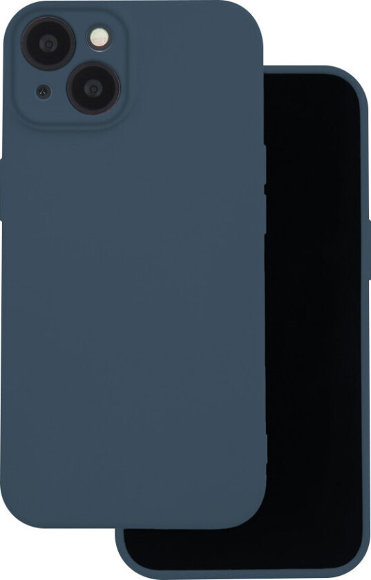 Silikone Cover til iPhone SE - Mørkeblå