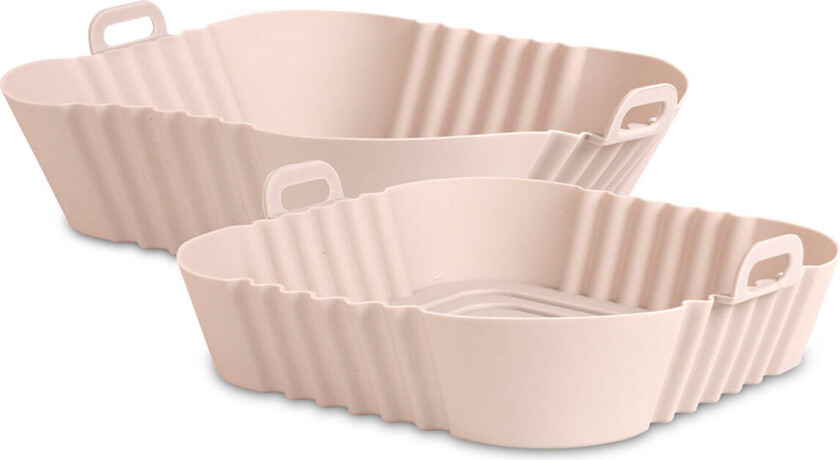 Airfryer Silikoneformer - 18x18/21x21cm (Kvadratisk) 2pk