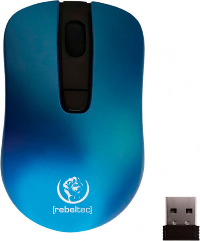 Star Trådløs USB Mus (2,4GHz) Blå