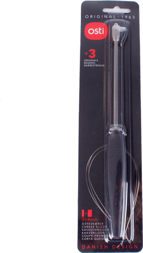 Bilde av Osti Original Osteskjærer med 3 Ekstra Strenger (Svart)