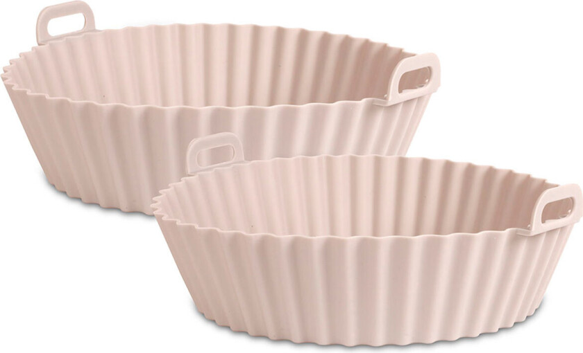 Airfryer Silikoneformer - Ø16/20cm (Runde) 2pk