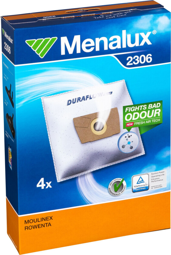 Menalux 2306 Støv pose Sylindervakuum