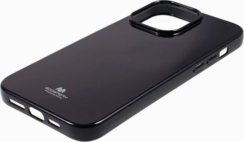 Soft Jelly Cover til iPhone 15 Pro Max (TPU) Svart