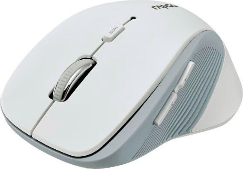 3910P - Ergonomisk Trådløs Mus 2.4Ghz (Hvit)