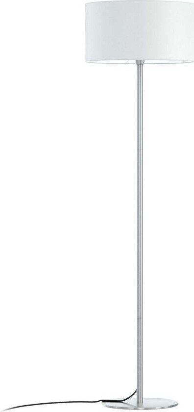 Austin gulvlampe - Krom / hvit