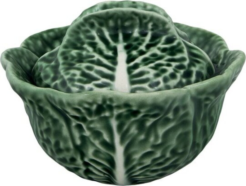 Cabbage skål m/lokk 13,5 cm kål grønn