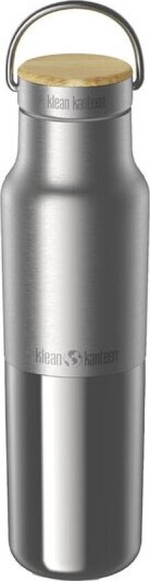 Insulated Reflect termoflaske 0,35L med bambuslokk børstet stål