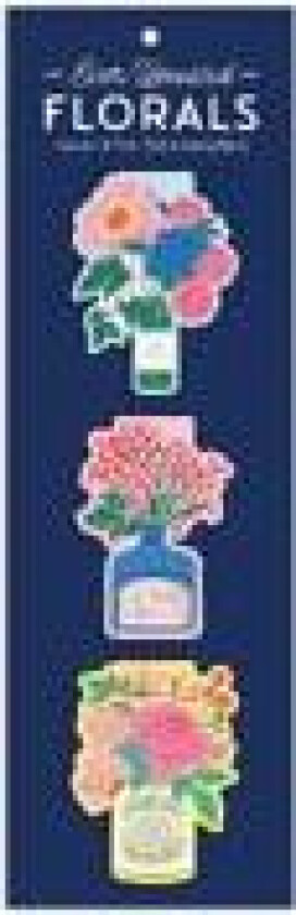 Ever Upward Florals Shaped Magnetic Bookmarks