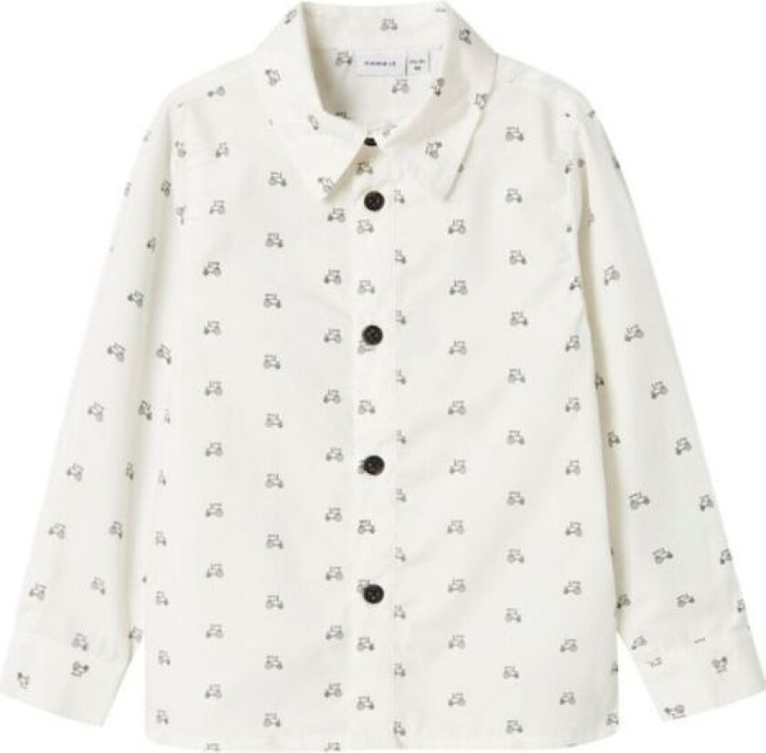 Name It - Skjorte Leif Bright White Tractor