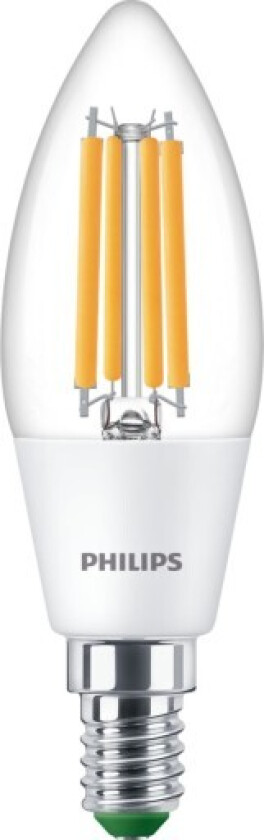 Master Ultra Efficient LED Candle 2,3W 827 485 lm E14, klar