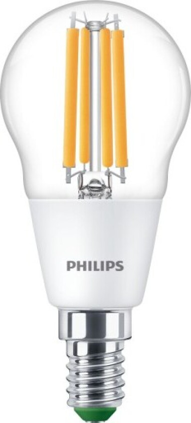 Master Ultra Efficient LED Krone 2,3W 827 485 lm E14, klar