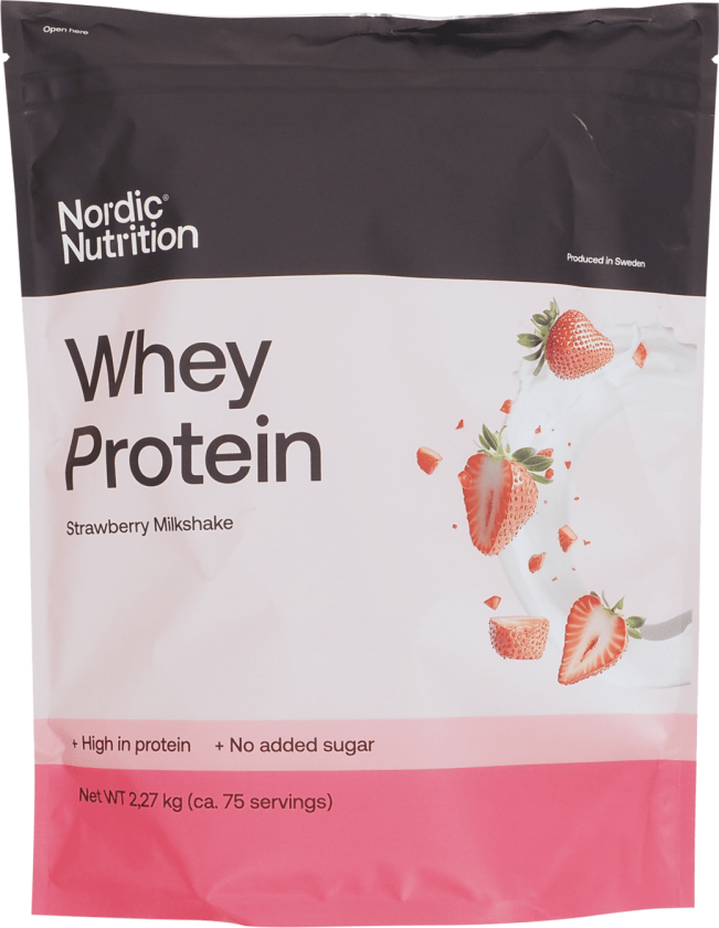 Whey Protein - Strawberry 2270 g, proteinpulver STRAWBERRY