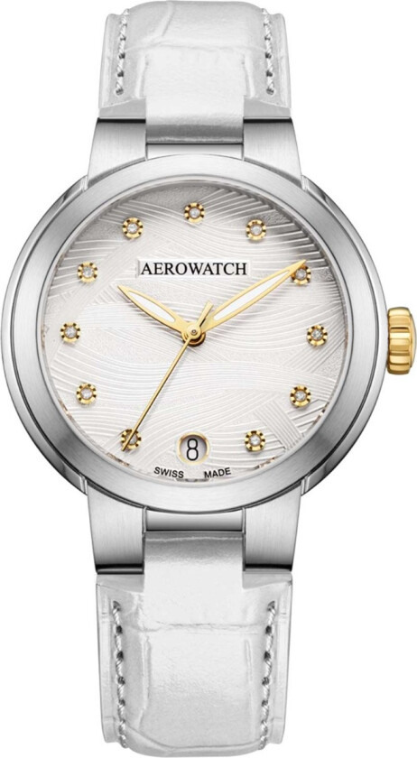 Harmonie Lady Automatic A 60106 BI03 - Automatisk - Sølv - Dameklokker - Skinn - Safir