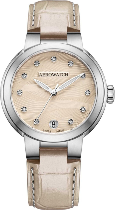 Harmonie Lady Automatic A 60106 AA02 - Automatisk - Sølv - Dameklokker - Skinn - Safir
